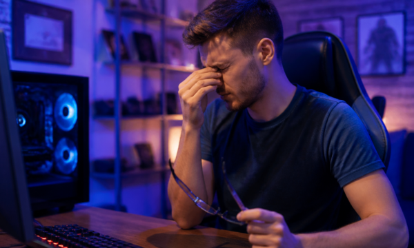 Gaming și oboseala oculară: ce spun studiile despre lumina albastră