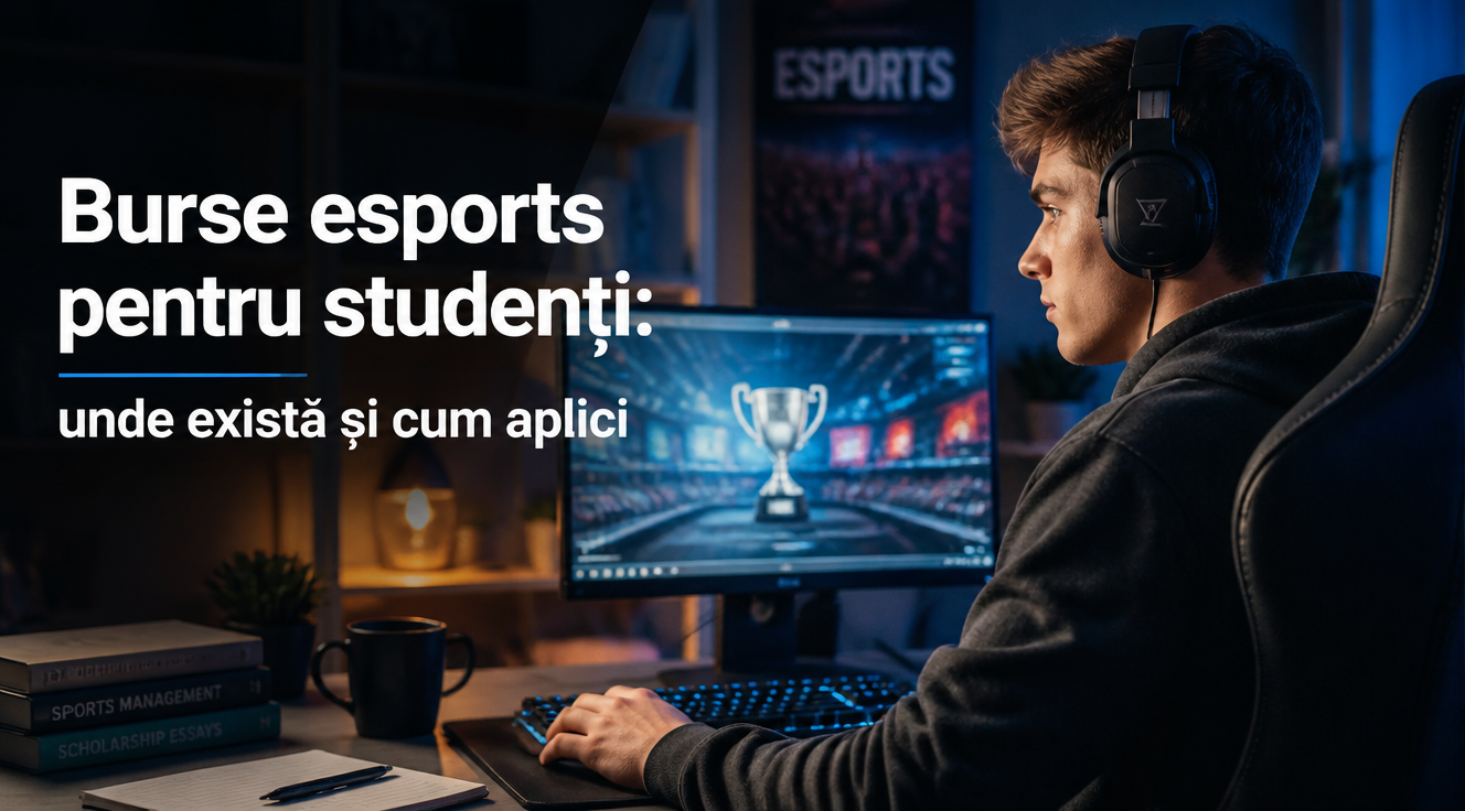 Burse esports pentru studenți: unde există și cum aplici