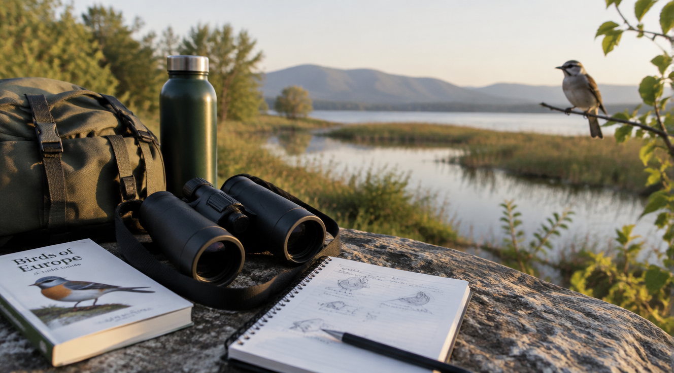 Birdwatching pentru începători: echipament minim și primii pași