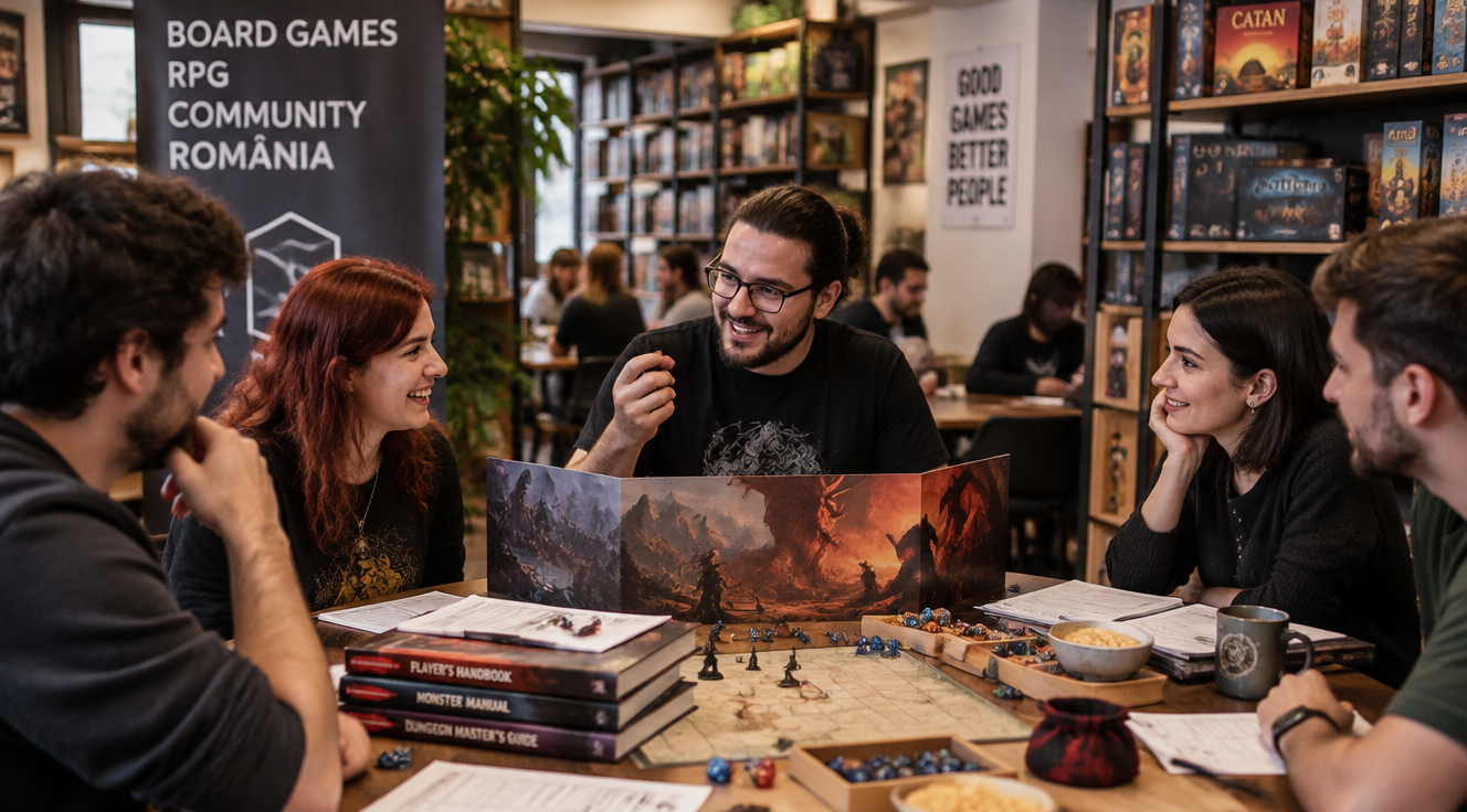 Board games și tabletop RPG: cum intri în comunitatea din România