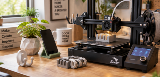 Printare 3D acasă: primele proiecte utile pentru începători